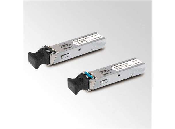 Planet SFP Simplex LC/UPC BiDi 10km SM 1000B-BX, TX1550nm/RX1310nm, 1.25Gb, DDM